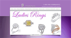 Desktop Screenshot of generaldiamonds.com